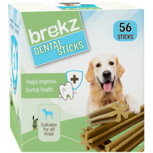 Brekz Dental Sticks Mini Hundesnack 2 Kartons von Brekz