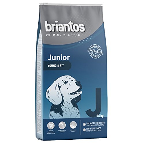 Briantos Nutrition Junior Hühnchen & Reis Trockenfutter für Hunde, 14 kg von Briantos