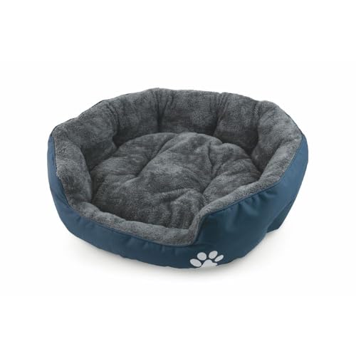 Briconess.com Weiches Hundebett für den Winter, mit Oxfordbezug mit Innenpolsterung und rutschfester Unterseite von Briconess.com