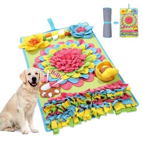 Brifit Schnüffelteppich Hund 78 x 48cm, Hundespielzeug Intelligentes für Kleine & Mittelgroße Hunde, Waschbar Trainingsmatte Futtermatte Gegen Langeweile und Anregung, Intelligenztraining für Hunde Brifit Schnüffelteppich Hund 78 x 48cm, Hundespielzeug Intelligentes für Kleine & Mittelgroße Hunde, Waschbar Trainingsmatte Futtermatte Gegen Langeweile und Anregung, Intelligenztraining für Hunde von Brifit