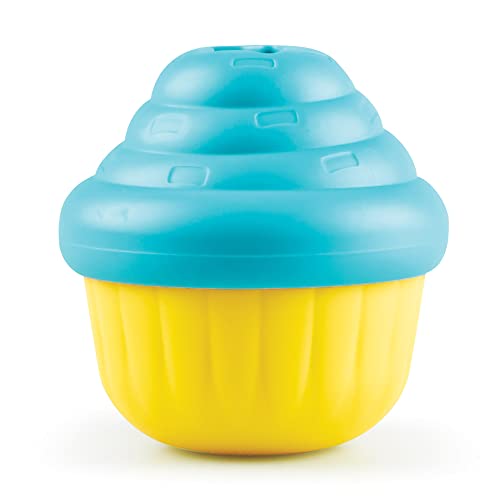 Brightkins Small Cupcake Treat Dispenser Leckerli-Puzzle für Haustiere, interaktives Hundespielzeug, Leckerli-Spender, interaktives Spiel mit langsamer Fütterung, Hundespielzeug für kleine Hunde von Brightkins