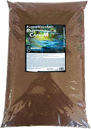 Brightwell Aquatics FlorinVolcanit Rio Cafe M Aquarium-Substrat, mittelgroß, 10,4 kg, Braun von Brightwell Aquatics