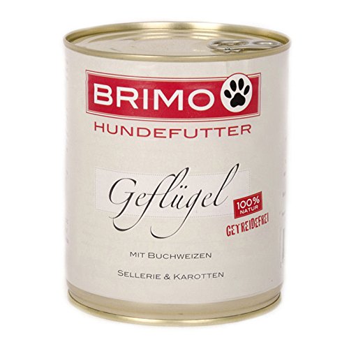 Brimo Premium Nassfutter Getreidefrei Geflügel mit Buchweizen von Brimo