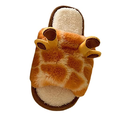 Briskorry Hausschuhe Damen, Hauspantoffeln Warm Weiche Puschen Cozy Leichte Slipper Rückstellschaum Pantoletten Flauschig Filzpantoffel Slip on Mädchen Warme Schuhe Drinnen Winter von Briskorry