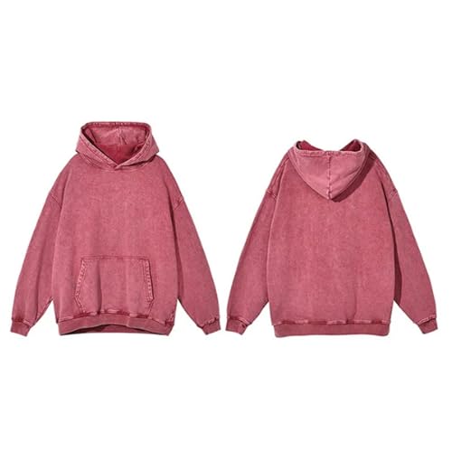 Damen Hoodie Oversize, Kapuzenpullover Damen Oversized, Hoodies Langärmelig Kapuzen Kapuzen-Sweatshirt Entspannt Lässige Sweatshirt Basic Einfarbige Winterjacke Kuschelig Fitness Bluse 2024 von Briskorry