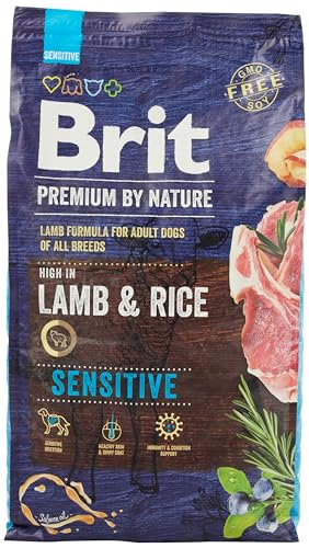 BRIT Premium by Nature Adult Sensitive Lamb and Rice - Dry Dog Food - 8 kg von Brit