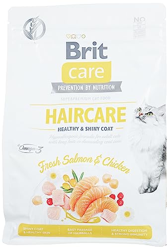 VAFO PRAHA s.r.o. Brit Care Cat Haircare Nassfutter für Katzen, 2 kg, gesund und glänzend von Brit Care