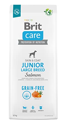 BRIT Care Dog Grain Free Junior Large Lachs, 12 kg von Brit