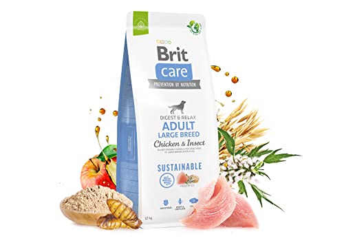 BRIT Care Dog Sustainable Adult Large Breed Chicken & Insect - Dry Dog Food - 12 kg von Brit