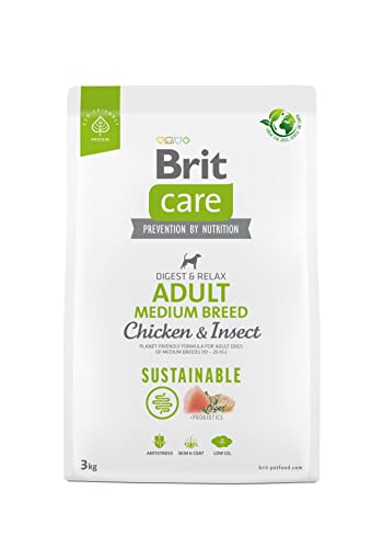 BRIT Care Dog Sustainable Adult Medium Breed Chicken & Insect - dry dog food - 3 kg von Brit