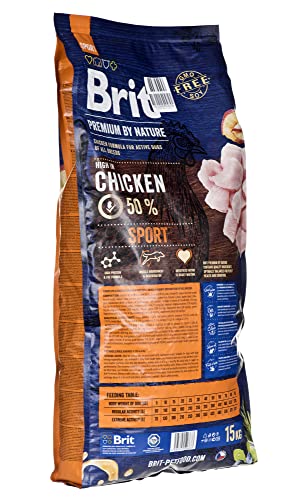 BRIT Premium von Natur aus Sport Huhn 15 kg von Brit