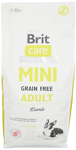 Brit Care Mini Adult Lamm – hypoallergen und Grain Free – für kleine Hunde – 7 kg von Brit