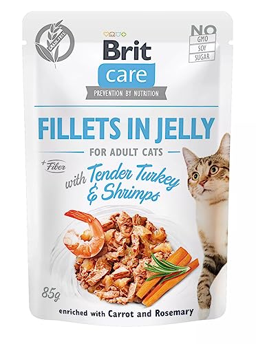 Brit Care Cat Tender Turkey & Shrimps in Jelly Indigitalen Maulwurf 85g von Brit