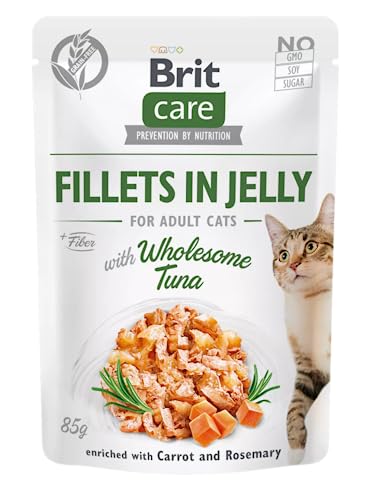 Brit Care Cat Wholesome Tuna Fillets in Jelly Thunfisch 85g von Brit