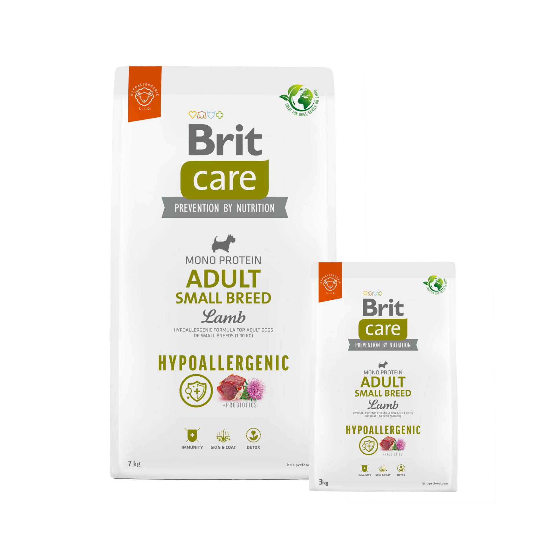 Brit Care - Hund - Hypoallergene Erwachsene Kleine Rassen - Lamm - 3 kg von Brit