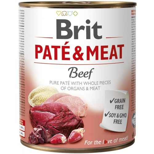 Brit Nassfutter Pastete & Meat Truthahn Rindfleisch 800 g von Brit