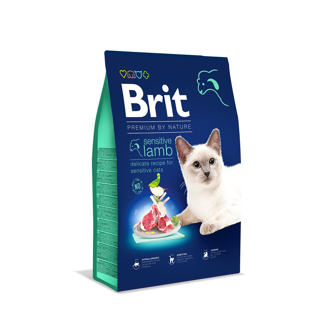 Brit Premium by Nature Cat Sensitive Lamb 8 kg von Brit