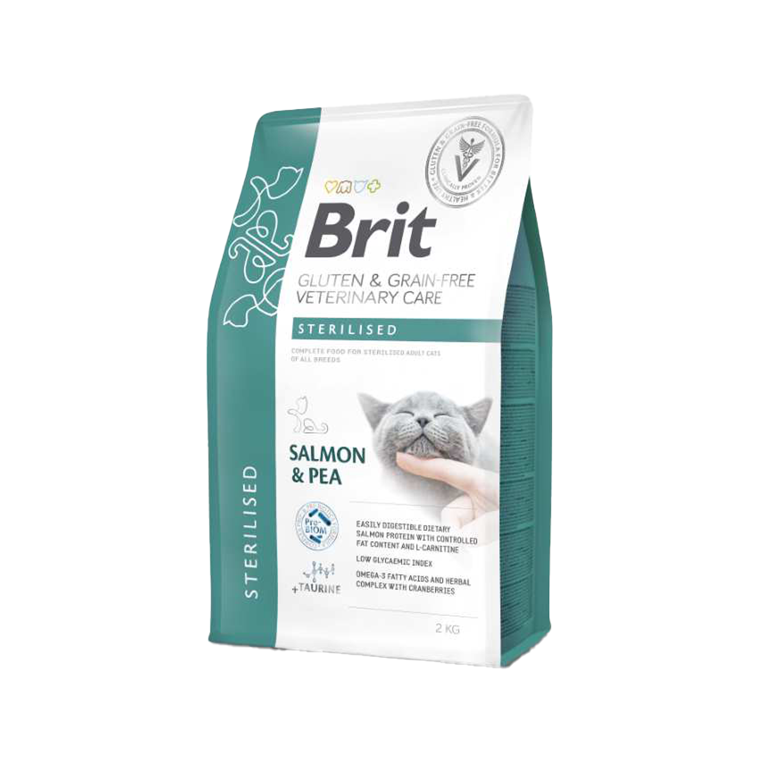 Brit Veterinary Diet Cat - Gluten- und getreidefrei - Sterilisiert - 2 kg von Brit