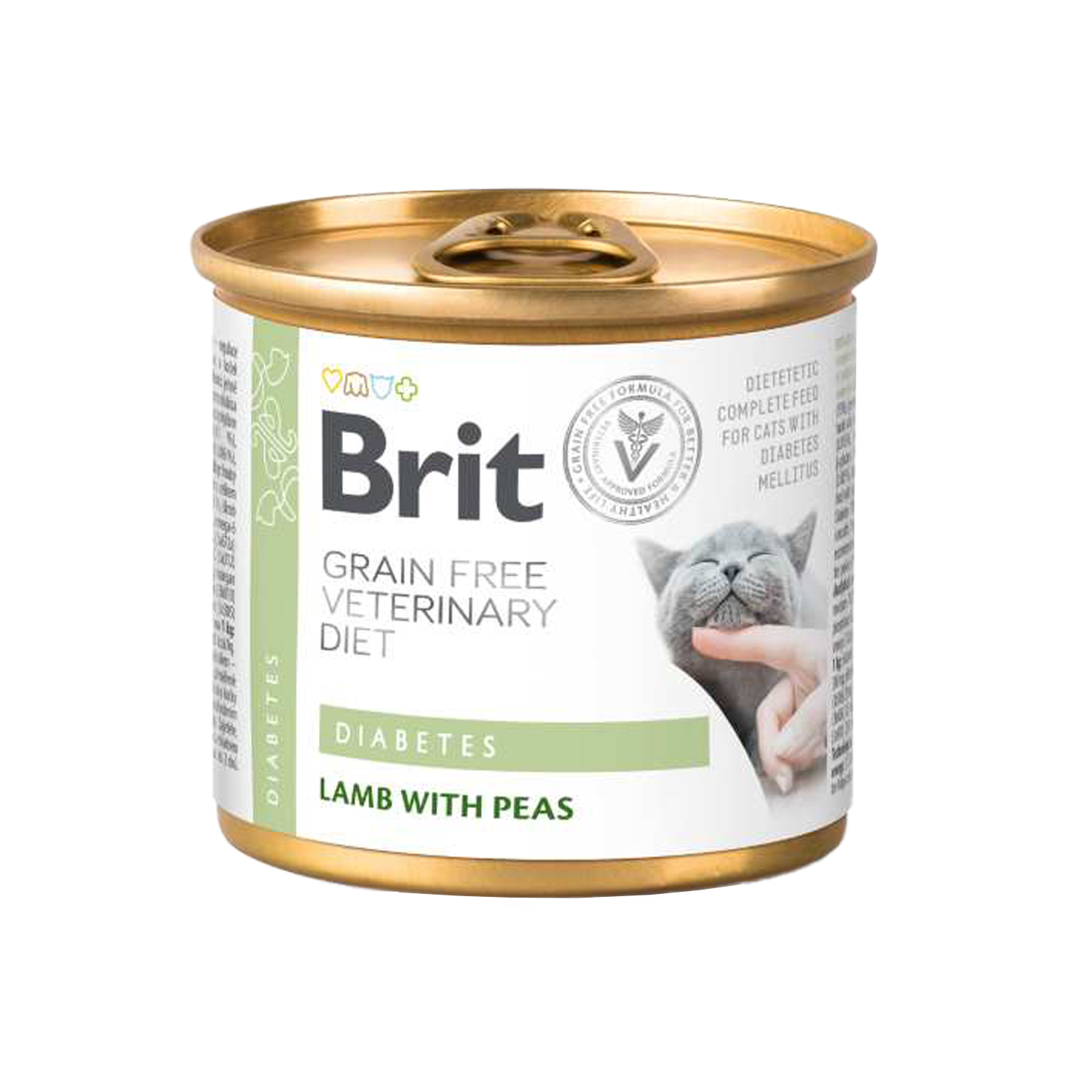 Brit Veterinary Diet Cat - Grain free - Diabetes - Dose - 6 x 200 g von Brit