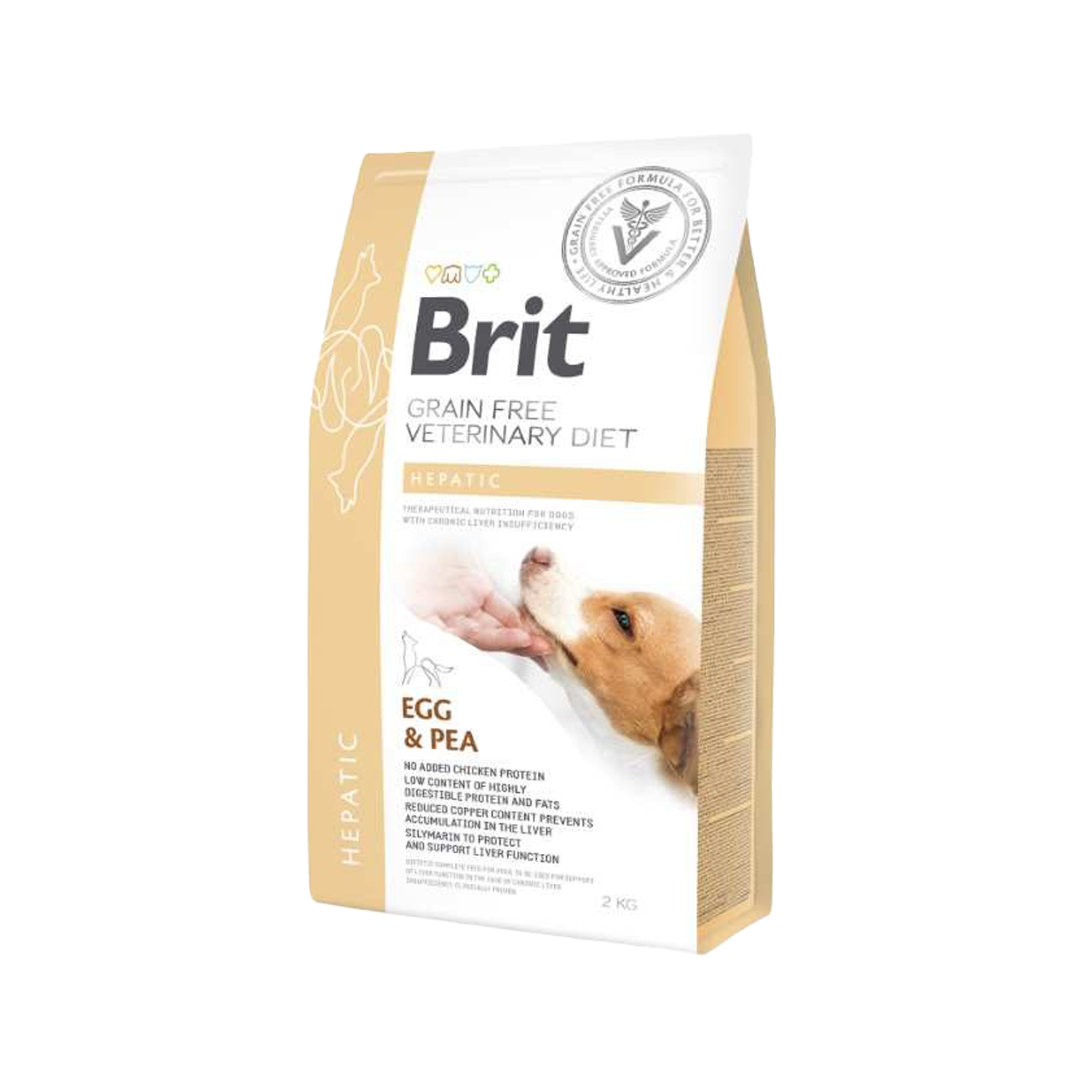 Brit Veterinary Diet Hund - getreidefrei - Hepatic - 12 kg von Brit