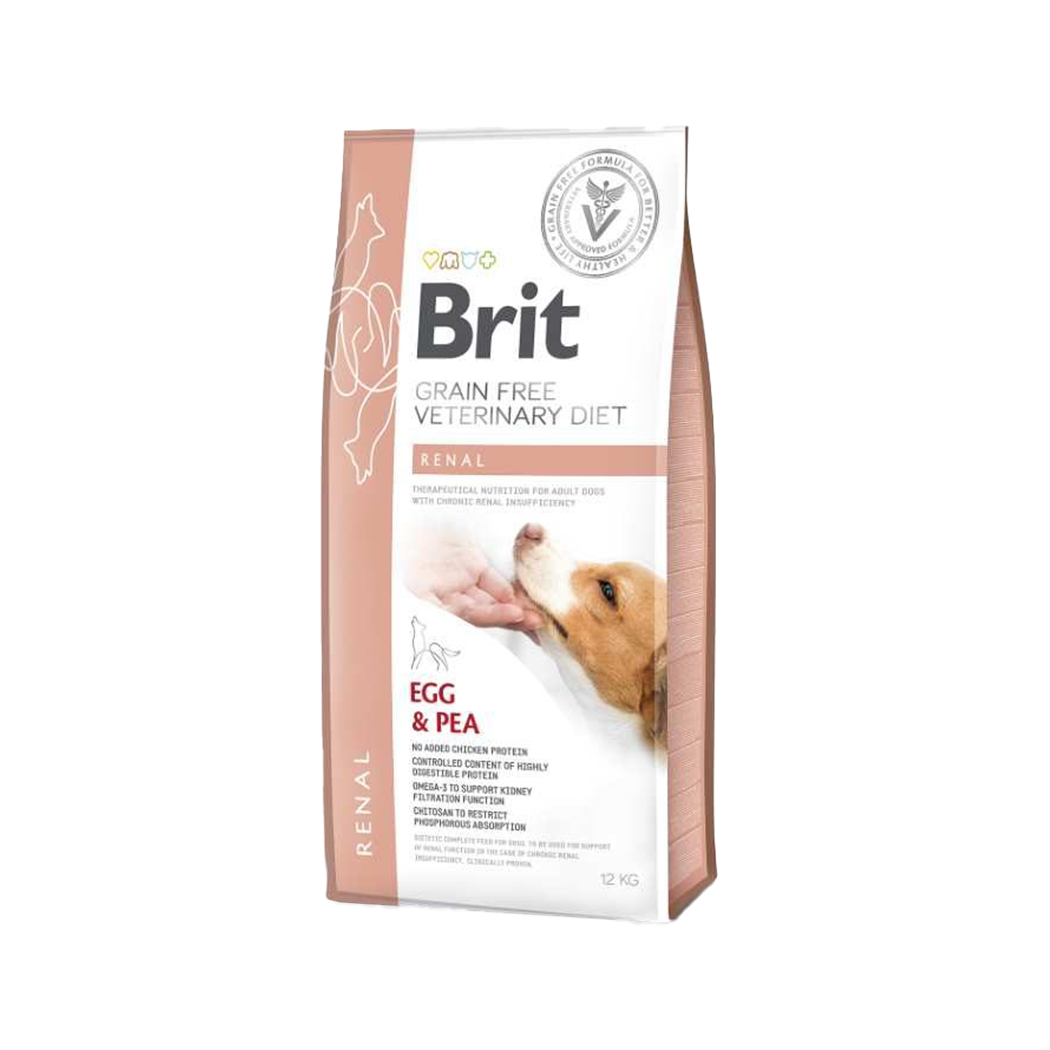 Brit Veterinary Diet Hund - getreidefrei - Renal - 12 kg von Brit