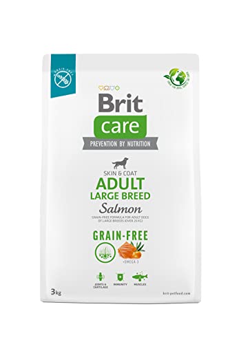 Dry food for adult dogs large breeds - BRIT Care Grain-free Adult Salmon- 3 kg von Brit