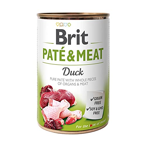 VAFO PRAHA s.r.o. Brit Can Nassfutter für Hunde, 800 g Pate & Fleisch Duck / 6 von Brit