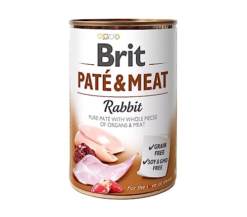 VAFO Praha s.r.o. Brit Can Nassfutter für Hunde, 800 g Pate & Kaninchenfleisch / 6 von Brit