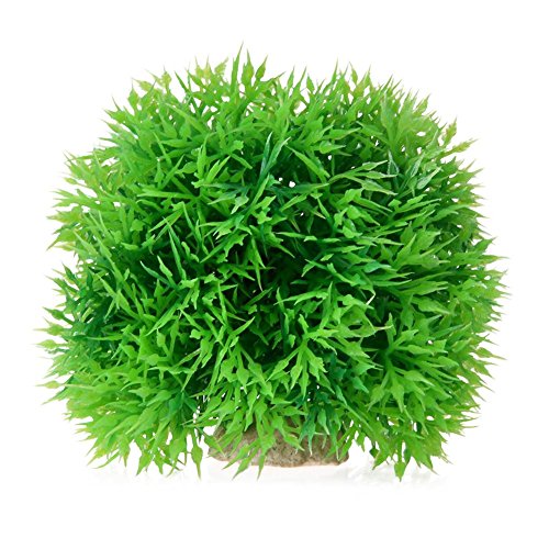 Broadroot Aquarium Ornament Landschaft Künstliche Wasser Pflanze Gras Ball Decor (grün) von Broadroot