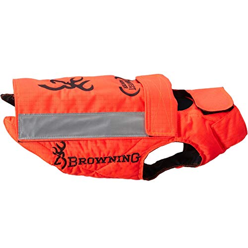 Browning Hundeschutzweste Protect Hunter Modell T65, Brustumfang 65 cm, Gewicht 490 g von Browning