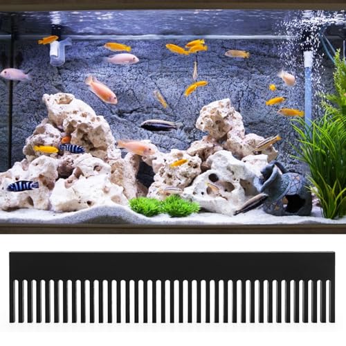 Brrnoo Acryl-Überlaufwehrkamm für Aquarien, Überlauf mit Abfangvorrichtung Vermeiden, Leicht zu Reinigen, für Aquarien Geeignet von Brrnoo