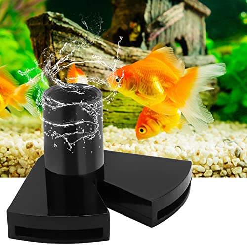 Brrnoo Verstellbare Doppel-Entenschnabel-Drehrohr-Wasserauslassdüse, aus Acryl, Leicht, Robust, 360-Grad-Drehung, für Aquarien, Aquarium-Umwälzpumpen-Beschleunigungsdüse von Brrnoo