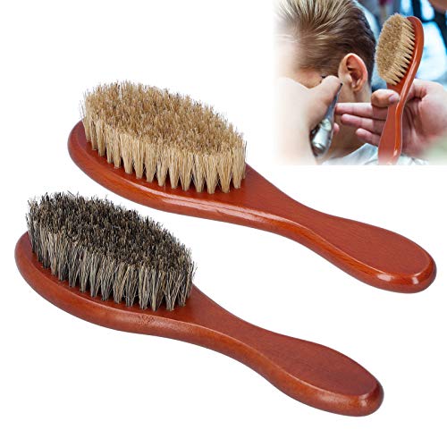Neck Face Hair Remover Brush, Barthaar Sweeping Cleaning Oil Kopfbürste für Friseursalon, Broken Hair Brush Hair Dust Brush von Brrnoo