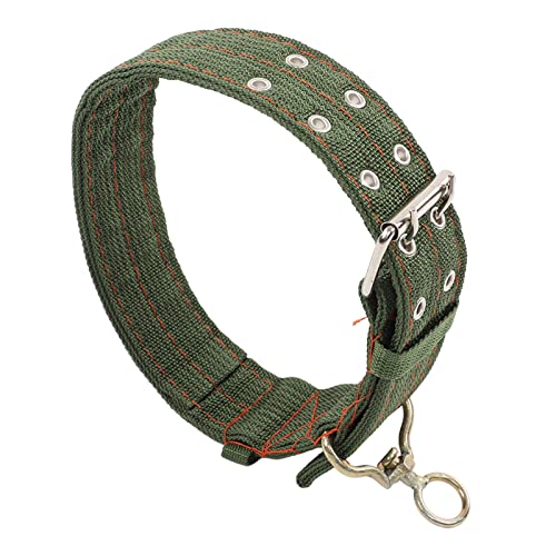 Schafhalsband, Drehschnallenhalsband, Dickes Canvas- und Metall-Kuhhalsband, Bleischafe, Schafhalsbänder, für Kuhziege, Krawattenschafe (L 47,24 Zoll Durchmesser) von Brrnoo