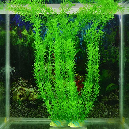 Aquarium Pflanzen Wasser Faux Green Grass Ornament Fisch Tank Dekoration Aquatic Kunststoff Pflanze für Aquarium Aquarium von Brussels08