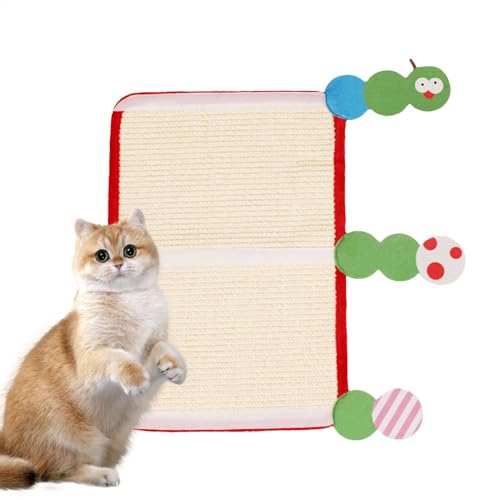 Adhesive Cat Scratch Mat, Sticky Scratcher Pad, Sturdy Climbing Carpet for Kittens (21.26x20.08 inches), Protects Furniture, Ideal for Indoor Cat Training & Play von Bsbkoj