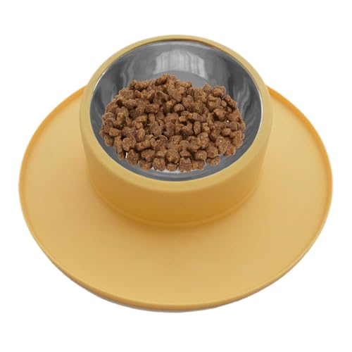 Anti Slip Pet Bowl, Dog Food Bowls, Stainless Steel Pet Bowls, Silicone Dog Bowls, Anti Slip Pets Feeder, Pet Drinking Bowls, Dog and Cat Food Bowls, Non Slip Pet Feeder, Easy Clean Pet Bowl von Bsbkoj