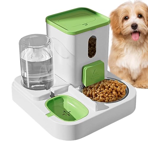 Auto Pet Feeder Automatischer Wasserspender Futterspender für Katzen Pet Feeder mit Wasserspender Große Kapazität Pet Feeder Katzenfutter Futterspender Hund Wasserspender Automatischer von Bsbkoj