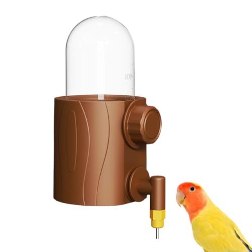 Automatic Bird Drinker, 250ml Water Feeding Bottle, Pet Cages Drinking Tool, 320g, Easy Installation Compact Versatile Portable Ideal for Birds Cage Hydration and Supplies von Bsbkoj