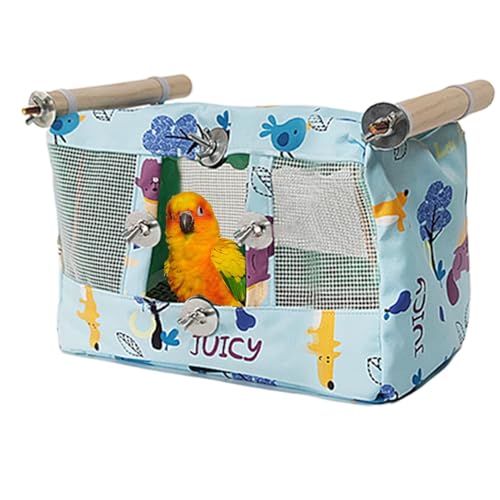 Bird Bed for Cage, Breathable Snuggle Hut, 7.87x6.3x5.91 Inches Cool Mat, Waterproof Cloth Pet Tent for Cockatiel, Conure, Lovebird, Parakeet and Small Birds von Bsbkoj