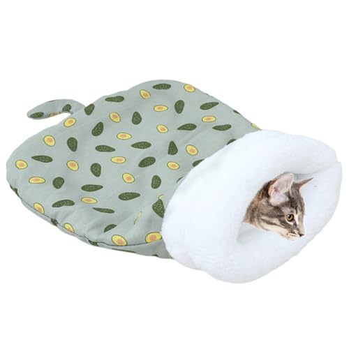 Bsbkoj Cat Bed Cave Sleeping Bag, Kitten Warming Pad Sack Bag - Soft Cat Sack, Plush Large Puppy Cave Cushion For Cats, Dogs, Puppy, Pets von Bsbkoj