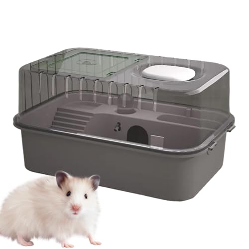 Bsbkoj Hamsterkäfig | Acryl transparent Mice Cage – Easy to Clean Guinea Käfig, Hedgehog Käfig tragbar für Dwarf Hamster, Mice, Rennbils von Bsbkoj