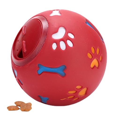 Bsbkoj Hund Leckerli Spielzeug Spender Ball, Interaktiver Hund Leckerli Spender Ball, Kauspielzeug für Hunde, Interaktiver Leckerli Spender Ball Puzzle Spielzeug für Kleine Mittlere Große Hunde und von Bsbkoj