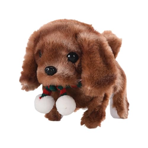 Bsbkoj Walking Dog Toy, Interactive Stuffed Dog Plush, Electronic Dog Toy, Dog Plush Toy, Animal Companion Toy, Kids Walking Dog Toy, Soft Plush Dog Toy, Walking Dog Interactive Toy, Toy Dog for Kids von Bsbkoj