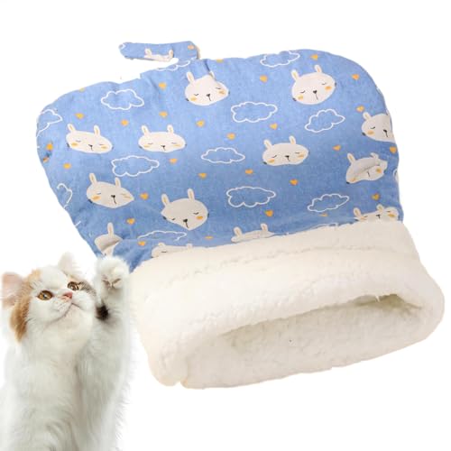 Cat Bed Sleeping Bag, Warm Cat Sleeping Bag, halbgeschlossenes Katzenbett, Cozy Cat Bed für Winter, Indoor Cat Sleeping Bag, Cat Bed für Sill, tragbares Katzenbett, kaltes Wetter von Bsbkoj