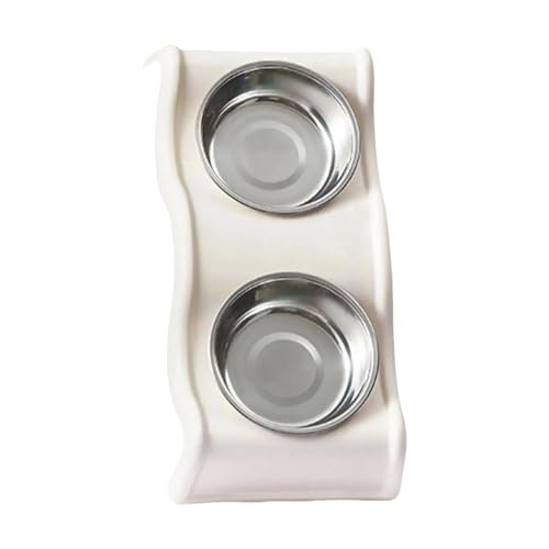 Cat Feeding Bowls, Edelstahl Pet Bowls, Double Cat Food Dish, Raised Cat Feeding Station, Pet Food Bowl Set, Non-slip Cat Dish, Puppy Feeding Bowls, Elevated Cat Bowls, Cat Water and Food Bowls, von Bsbkoj