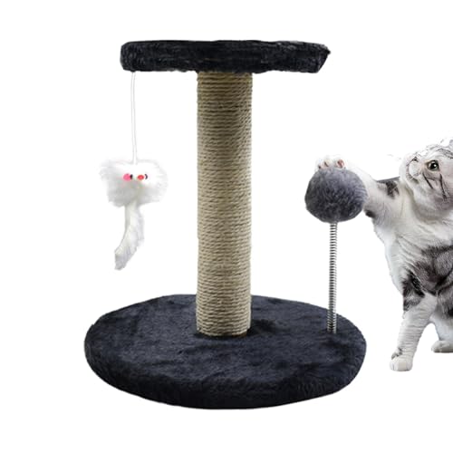 Cat Scratcher Tower, Large Cat Scratching Post, Cat Scratch Toy with Feather, Cat Activity Tree, Indoor Cat Scratcher, Cat Scratching Post with Ball, Scratching Post for Big Cats, Cat Tree von Bsbkoj