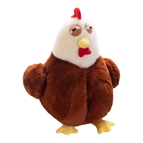 Chicken Stuffed Tier, Chicken Neck Pillow, niedliches Plüschtier, Huggable Rooster Toy, Bequeme Figur für Kinder, Soft Plush Chicken Toy, niedliches Nackenstützkissen, Chicken Plush für, von Bsbkoj