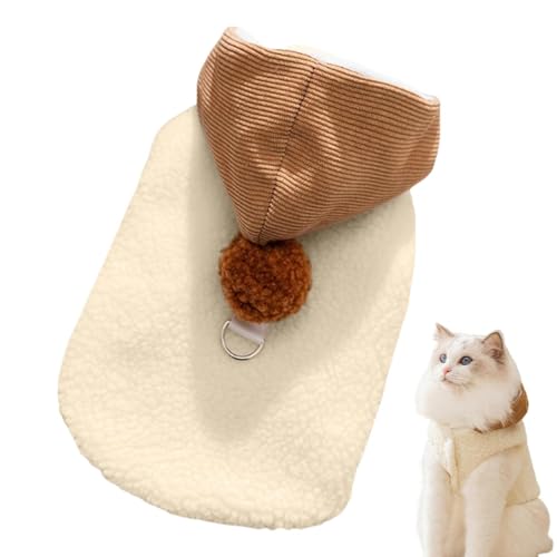 Cute Dog Sweater And Cat Coat | Fall Winter Dog Clothes With Hat For Dogs And Kittens | Stylish Pet Apparel Accessories For Cats And Dogs | Warm And Comfortable Dog Outfits von Bsbkoj