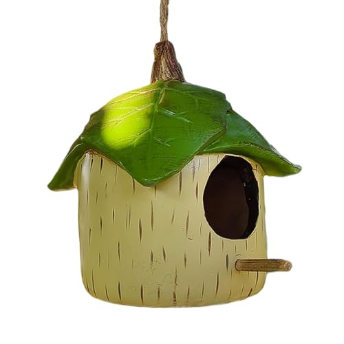 Dekorative Vogelhäuser, handgearbeitetes Vogelhaus, Outdoor-Nesting-Boxen, wasserdichtes Vogelhaus, sonnenfestes Vogelhaus, Vogelhaus, Vogelnestbox, Twine inklusive Vogelhaus, Gartendekoration von Bsbkoj